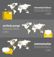 web infographic template set vector image