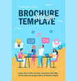 business team planning working process vector image
