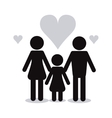 family icon design vector image