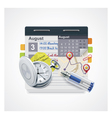personal organizer icon vector image
