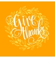 thanksgiving card template watercolor painted vector image