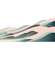 japanese background with hand drawn line wave vector image vector image