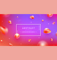 abstract background with red and purple color vector image