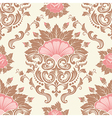 vintage damask seamless pattern element vector image