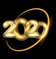 2019 happy new year background vector image vector image