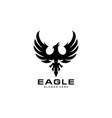 eagle bird logo template icon vector image vector image