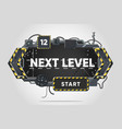 industry interface concept message window vector image vector image