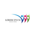 health people live logon symbol vector image