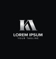 creative real estate logo concept design vector image