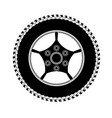 tires and wheels vector image