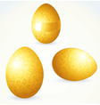 golden eggs vector image vector image