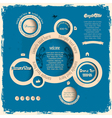 vintage web design bubbles vector image vector image