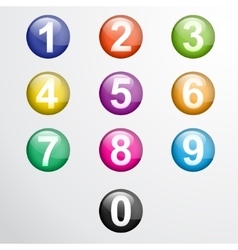Seamless pattern with numbers Royalty Free Vector Image