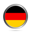 german flag button vector image