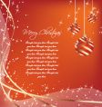 christmas background vector image