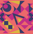 geometric pattern pop color texture creative vector image