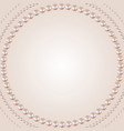 abstract beauty natural pastel frame pearls vector image vector image