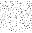 astronomy seamless pattern in vintage style space vector image vector image