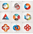infograaphics set diagram vector image