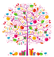 magic tree vector image vector image