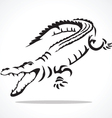 crocodile 2 vector image