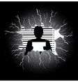 police record vector image