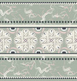 vintage ceramic seamless design vector image