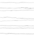 several torn white paper stripes with shadow vector image vector image