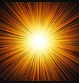 sun shine glow light vector image