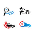 car logo template design emblem vector image