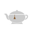 tea pot icon design template clipart vector image