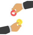 promoting social media vector image