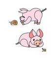 scandi cartoon animal clip art vector image vector image