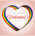 valentines day card vector image vector image