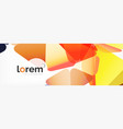 modern geometric background poster template vector image