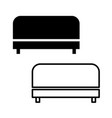 sofa icon vector image
