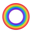 abstract colorful rainbow circle frame vector image