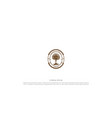rustic hand drawn oak banyan maple tree badge vector image