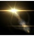 light flare special effect vector image vector image
