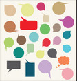 speech bubbles empty 2 vector image