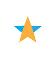 star logo template vector image vector image