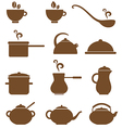 icons kitchen vector image
