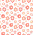 delicate pattern with small hand drawn flowers vector image vector image