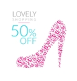 women shoes vector image vector image