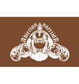 t-shirt design with animal skulls vector image