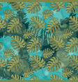 seamless pattern with monstera leaves vector image vector image
