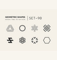 universal shapes for your design vector image