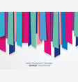 ribbon and banner collection bookmarks vector image vector image