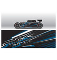 car wrap decal designs abstract racing and sport vector image