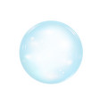 contact lens view from above realistic vector image